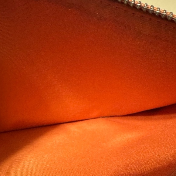 COACH East West Pop Up Pouch Crossbody Red Orange Pink - Picture 10 of 14